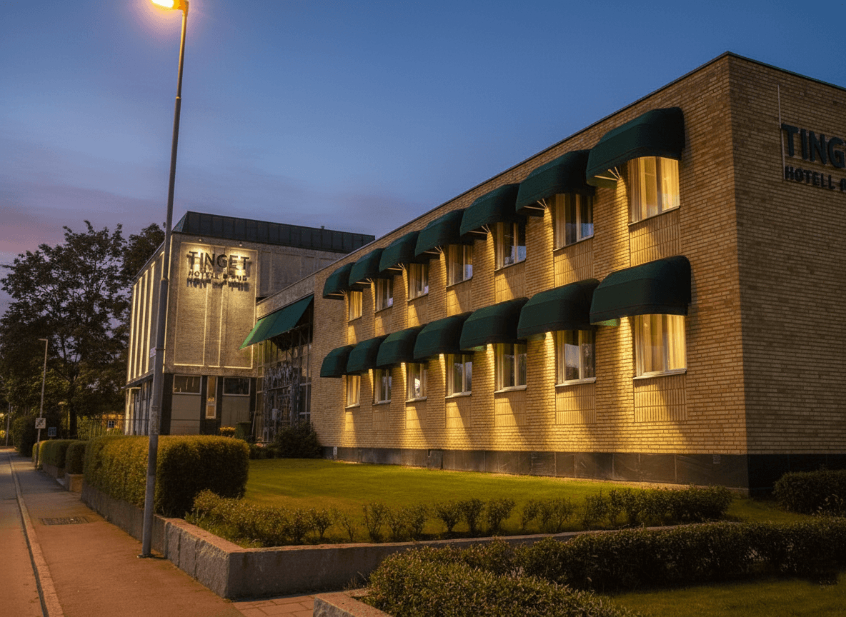 Hotel Tinget — Boutique-hotell med Skaalas AI-receptionist