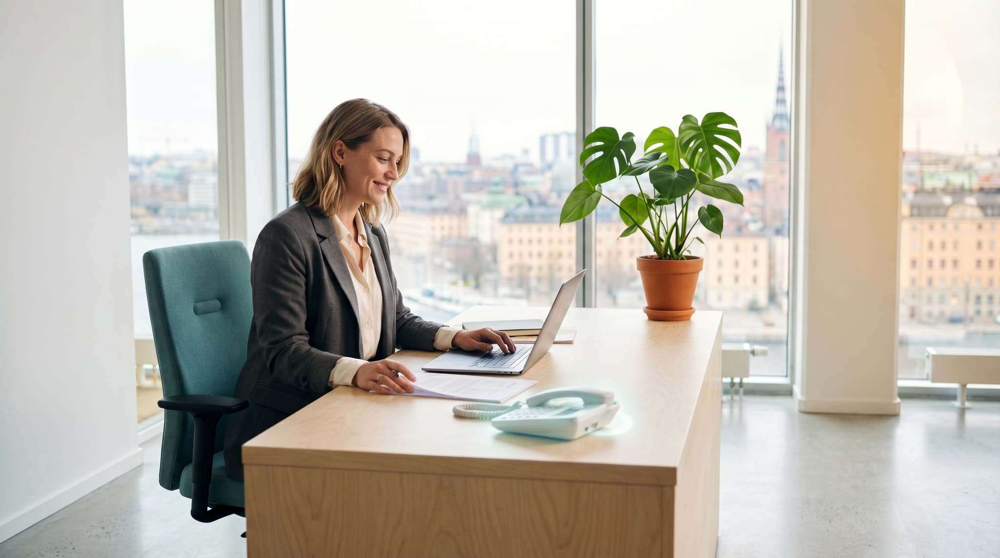 Skaala AI receptionist handling business calls