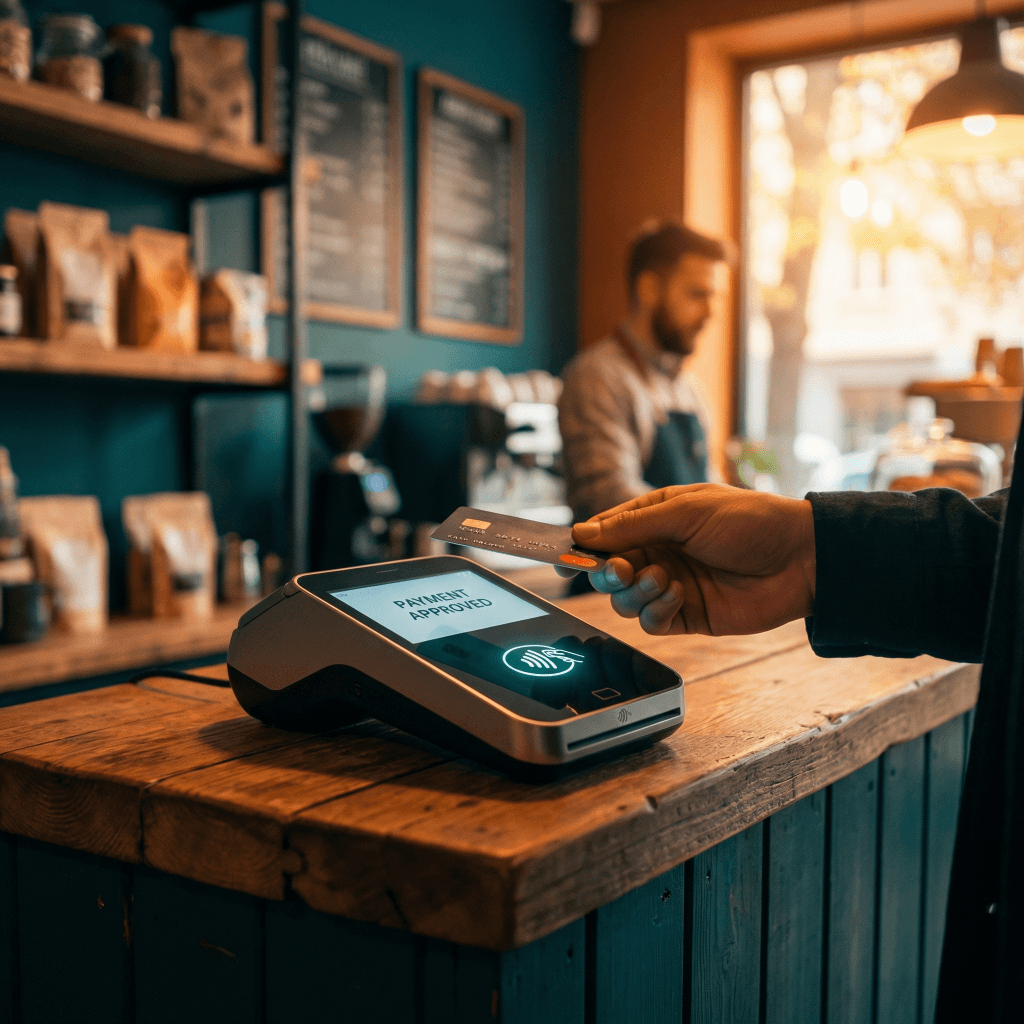 Small-business payment terminal — pricing reference for answering service plans