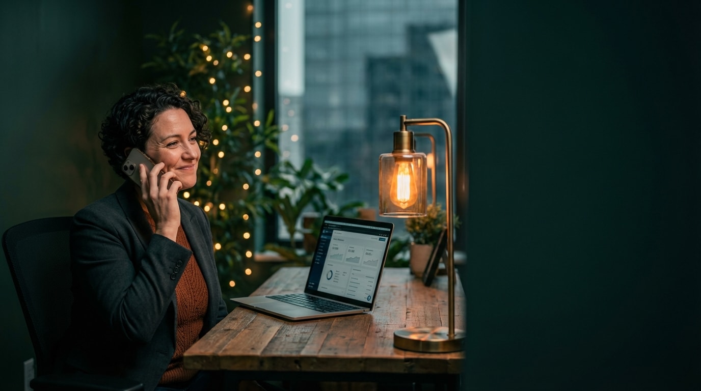 Call routing dashboard forwarding incoming calls to the right person
