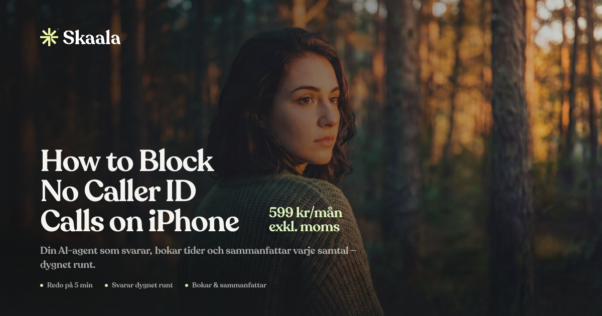 How to Block No Caller ID Calls on iPhone | Skaala