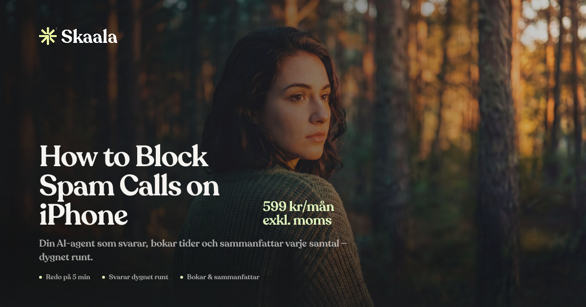How to Block Spam Calls on iPhone | Skaala