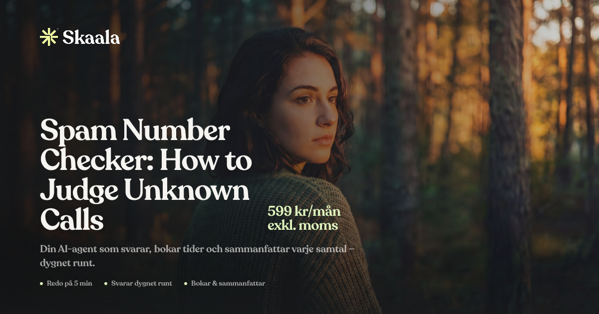 Spam Number Checker: How to Judge Unknown Calls | Skaala